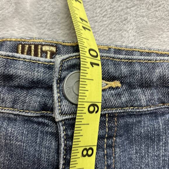 Kut From the Kloth Jeans Womens 14 Blue Distressed Bootcut Stretch KP011A3M03 - Picture 9 of 10